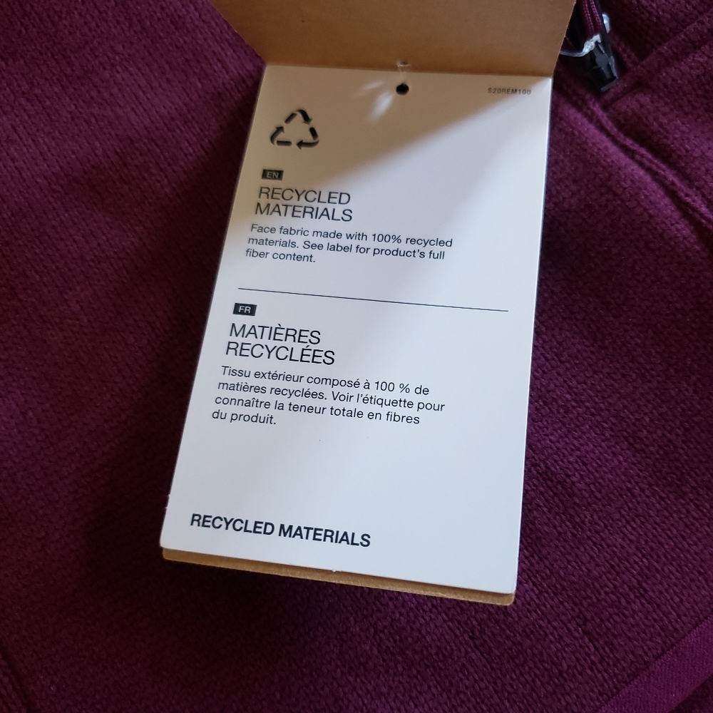 The North Face Women's Front Range Fleece Zip Berry Red Jacket Size Medium $130 - Picture 11 of 16
